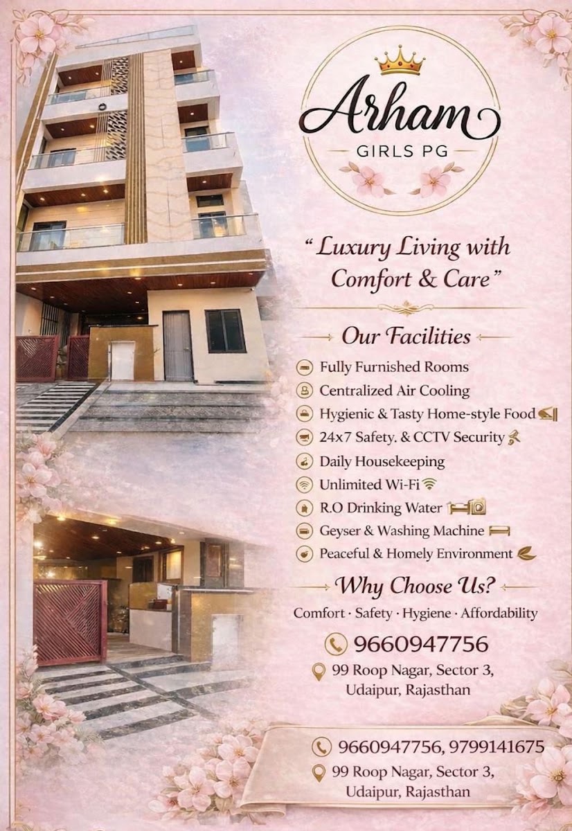 Arham girls PG and Hostel – Girls PG in Udaipur preview photo 1