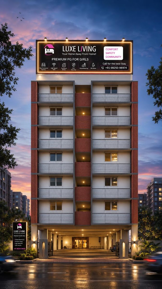 LUXE LIVING 2 | Luxurious PG for Girls – Girls PG in Ahmedabad photo 1