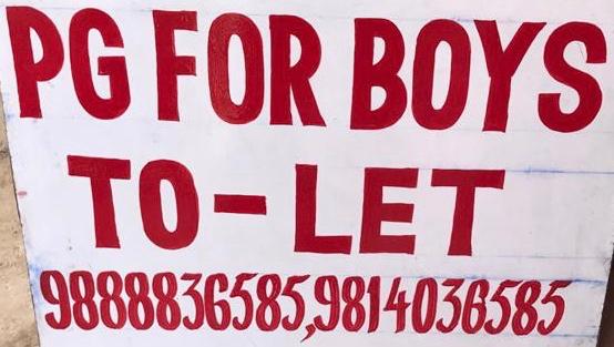 PG for Boys in Zirakpur
