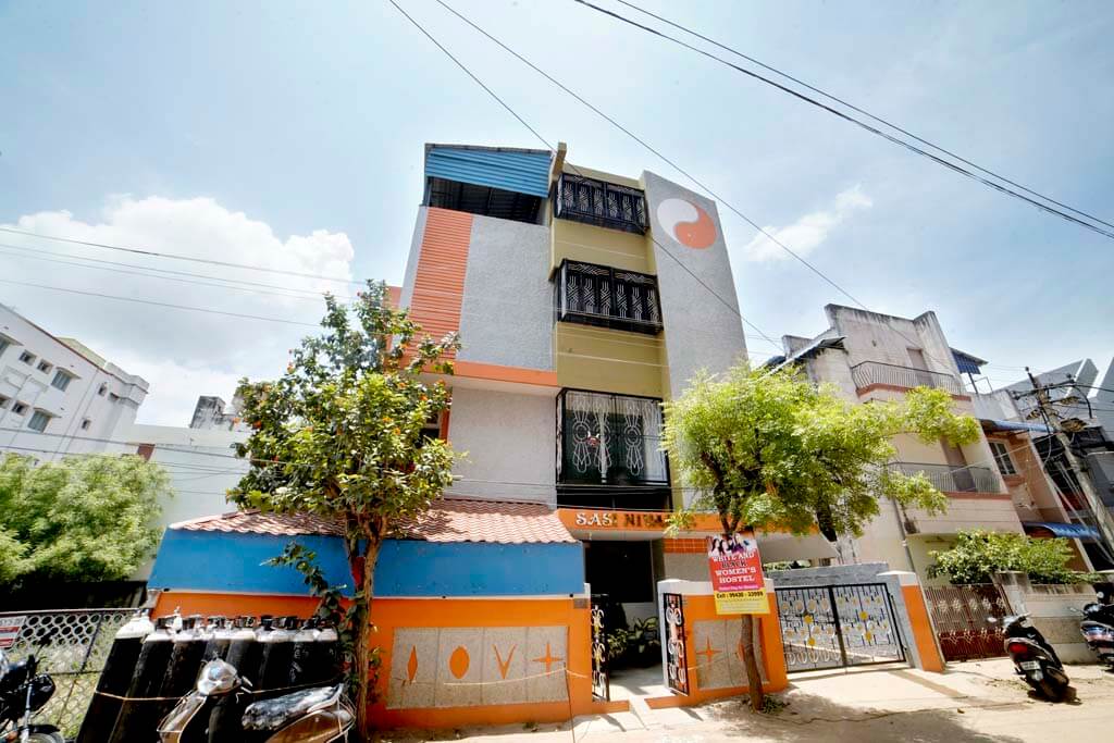 White and Black Ladies Hostel Trichy
