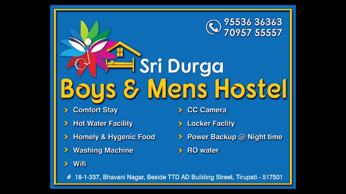 Sri Durga Boys & Mens Hostel – Boys PG in Tirupati preview photo 1