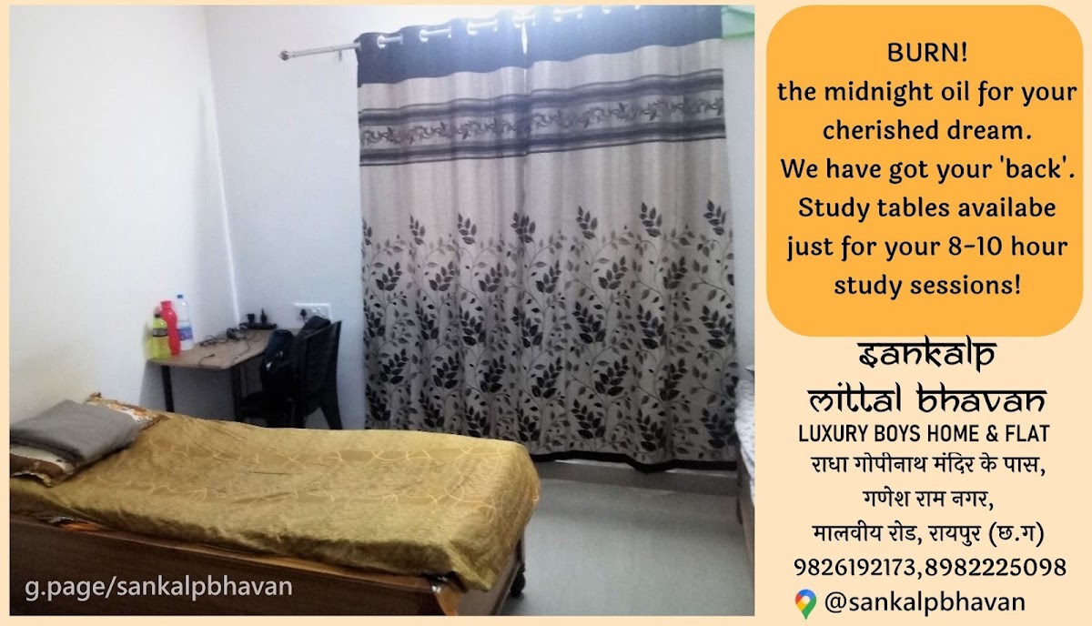 SANKALP MITTAL BHAVAN, LUXURY BOYS HOME & FLATS – Boys PG in Raipur preview photo 1
