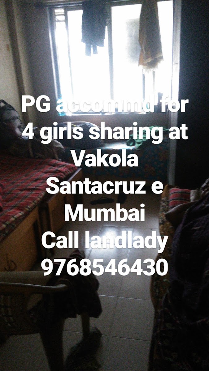 Pg.accomd for 4 girls in santacruz East Mumbai – Girls PG in Mumbai preview photo 2