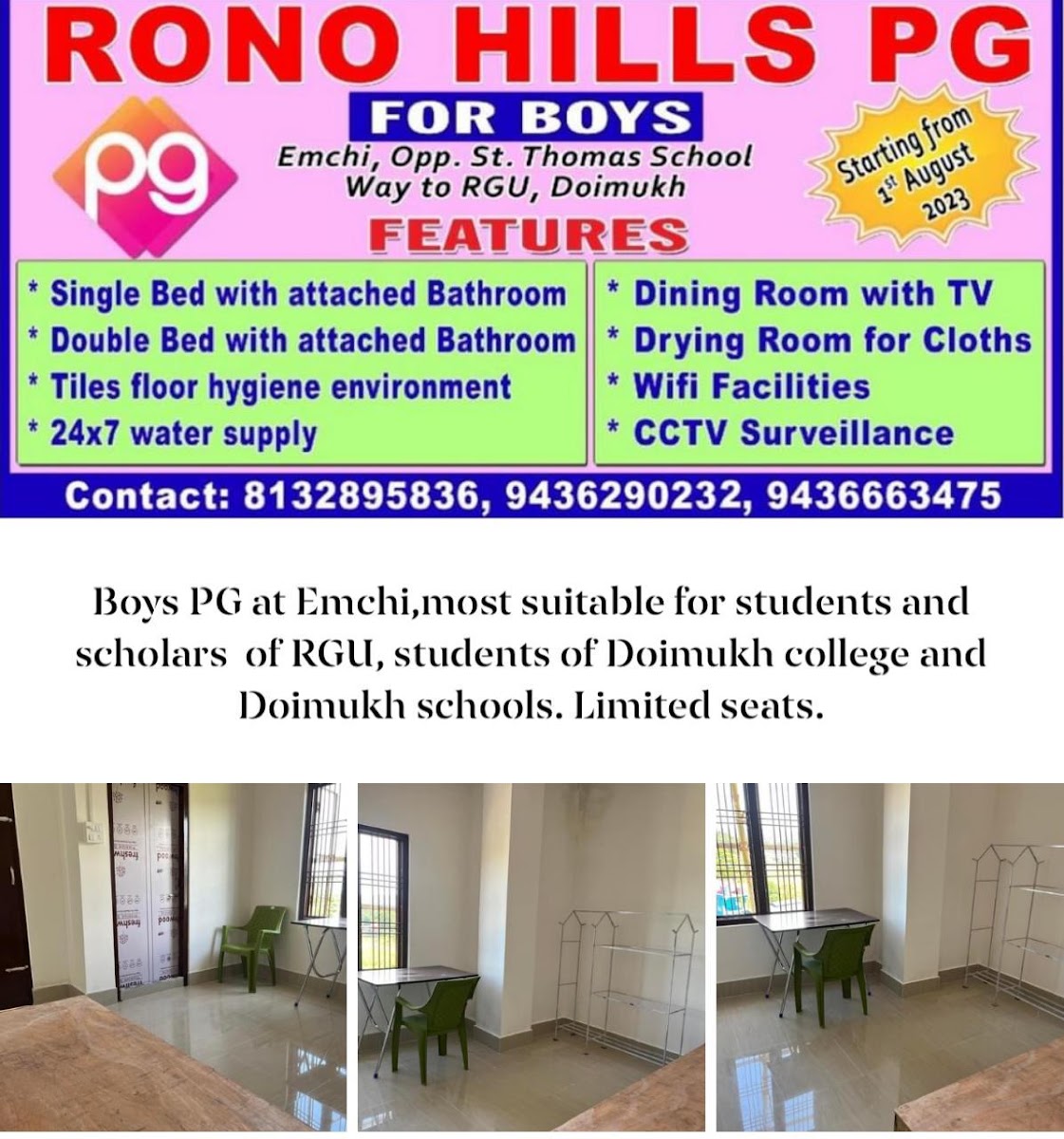 RONO HILLS BOYS PG – Boys PG in Itanagar preview photo 1