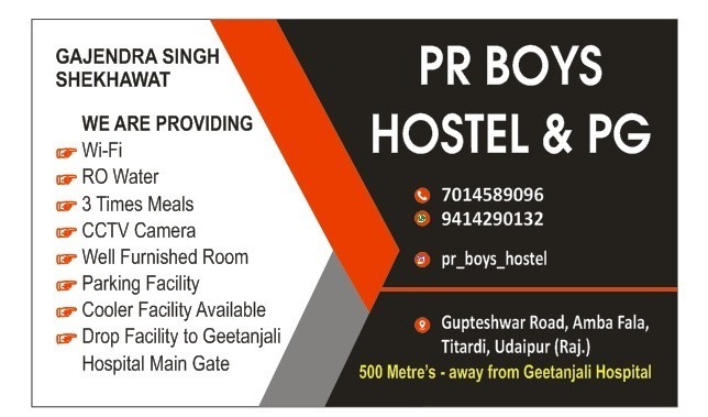 PR Boys Hostel & PG – Boys PG in Udaipur preview photo 2