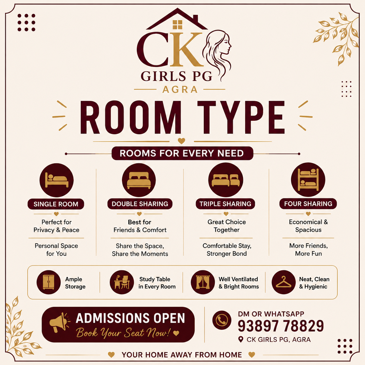 CK Girls PG – Girls PG in Agra preview photo 2