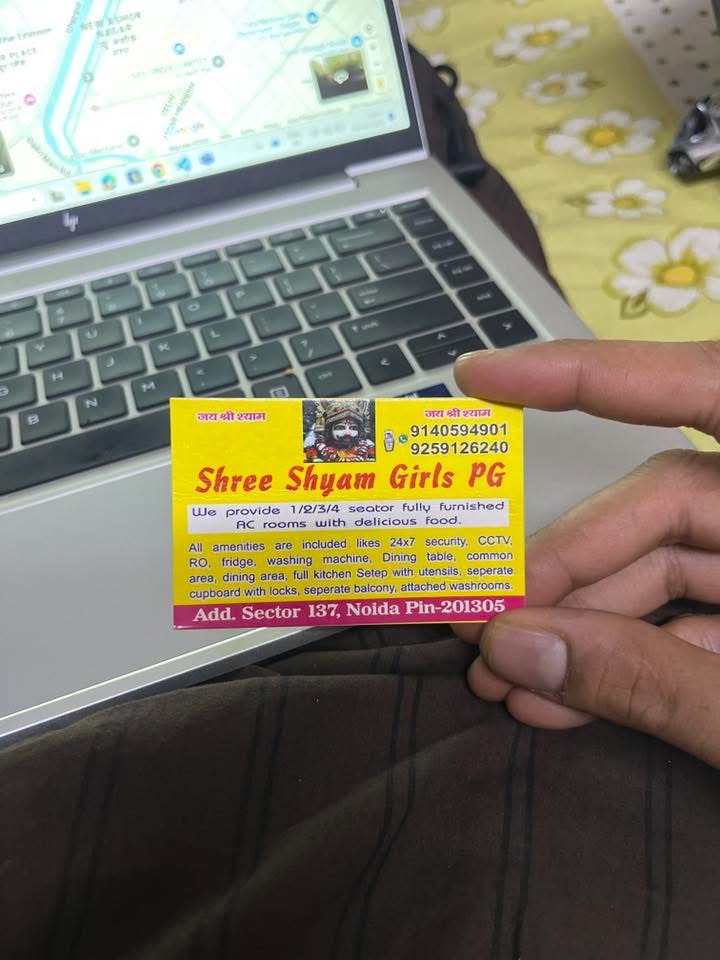 Shree Shyam Girls PG in sector 137 Noida preview 2