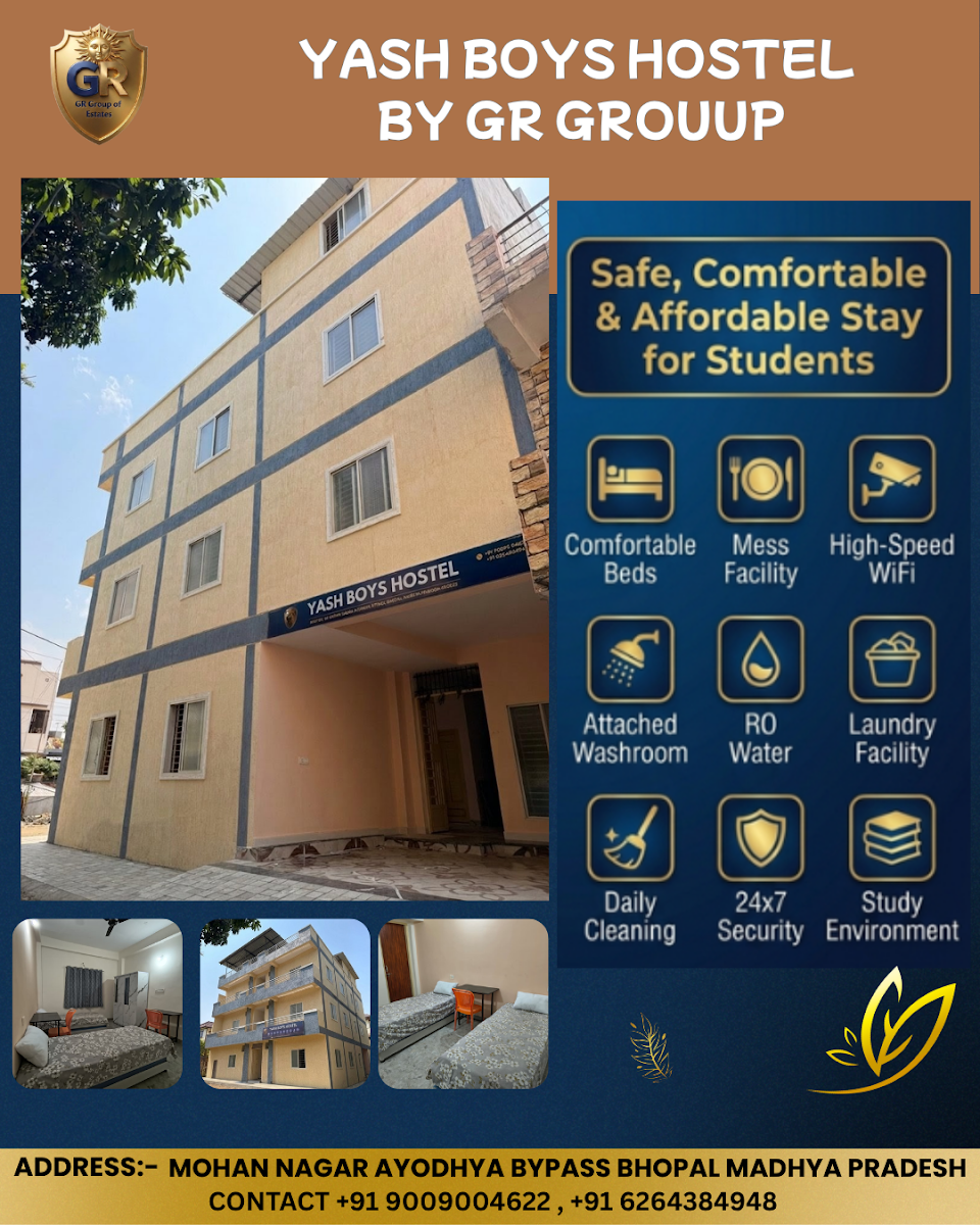 Yash Boys Hostel (GR Group) – Boys PG in Bhopal preview photo 2